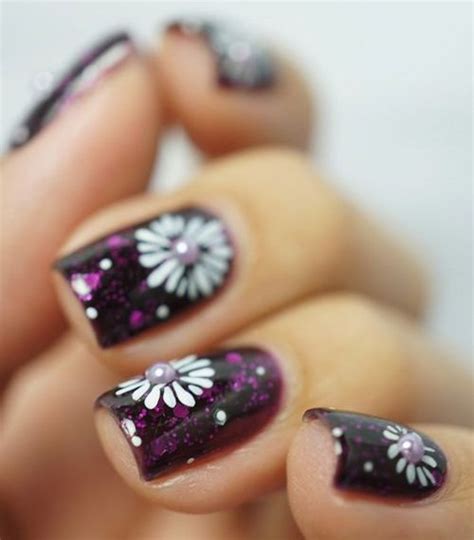 In spring, coffin, almond, square are still the most popular nail shapes. 45 Easy Flower Nail Art Designs for Beginners