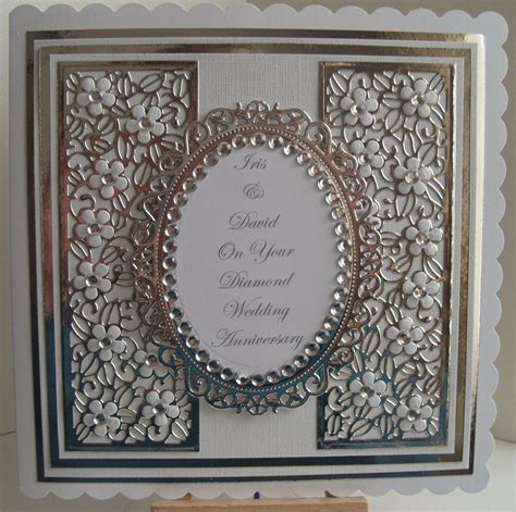 Diamond Wedding Anniversary Card Artofit