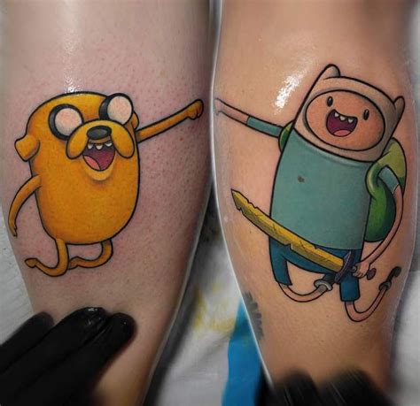 Best Adventure Time Tattoos Adventure Time Tattoo Time Tattoos Cool