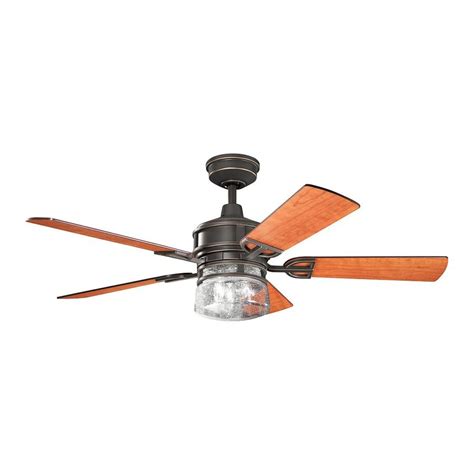 Ensure the power is turned off to the ceiling fan and light kit before performing any. Kichler Lighting Lyndon 52-in Olde Bronze Downrod Mount ...