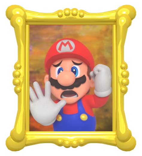Mario Trapped In Painting Render By Nintega Dario On Deviantart