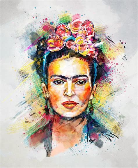 Frida Kahlo Frida Kahlo Arte Em Aquarela Artistas My Xxx Hot Girl