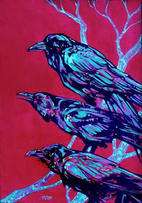Colors For Raven Crow Painting Raven Art Crow Art