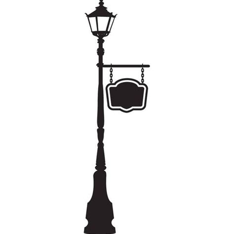 Decorative Hanging Sign Vintage Street Lamp Pole Svg Eps