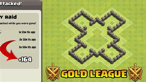 Clash Of Clans Town Hall 4 Defense Coc Th4 Best Trophy Base Layout