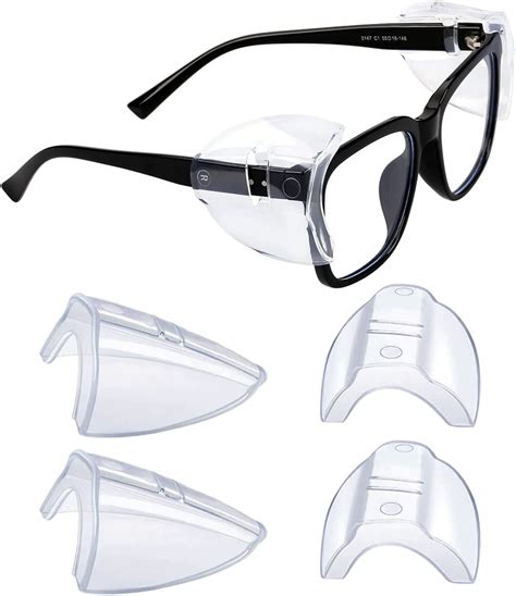 censgo side shields for prescription glasses side shields for eye protection easily slip on
