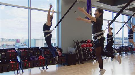Aerial Bungee Class Delivers Tough Workout With Low Impact Moves Youtube