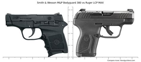 Ruger Lcp Vs Smith Wesson M P Bodyguard Size Comparison Handgun Hero Hot Sex Picture