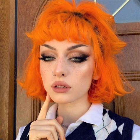 Eve 🍑 Shared A Post On Instagram “i Dyed My Hair Orange ” • Follow Their Account To See