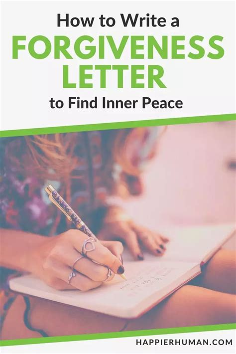 How To Write A Forgiveness Letter To Help You Find Inner Peace Includes Why To Forgive Andor