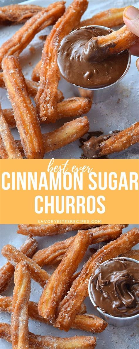 Churros Recipe Easy Homemade Cinnamon Sugar Churros Cinnamon