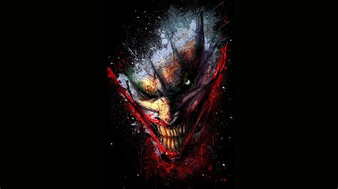 Download wallpapers 3840x2160 batman arkham city, the joker. Batman Joker Black Drawing dark wallpaper | 1920x1080 ...