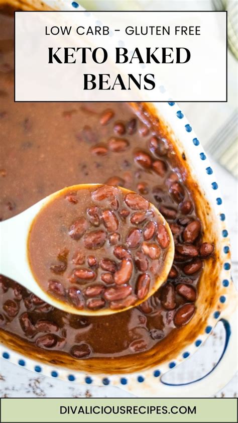 Keto Baked Beans Divalicious Recipes Recipe Baked Beans Bbq
