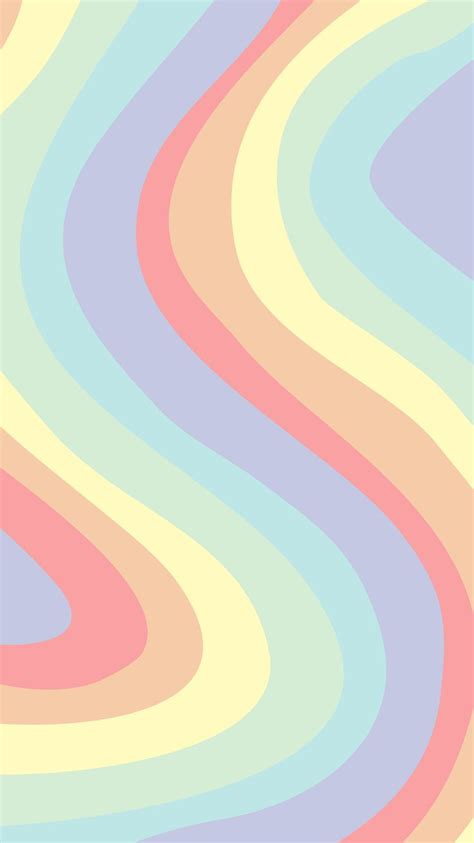 Phone Wallpaper Pastel Rainbow Iphone Fondos De Pantalla Fondos