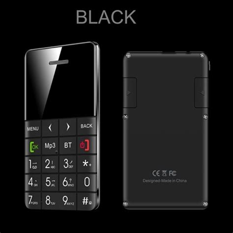 Mini Téléphone Portable Ecran 096 Pouce 2g Ultra Fin Bluetooth Mp3 Gsm