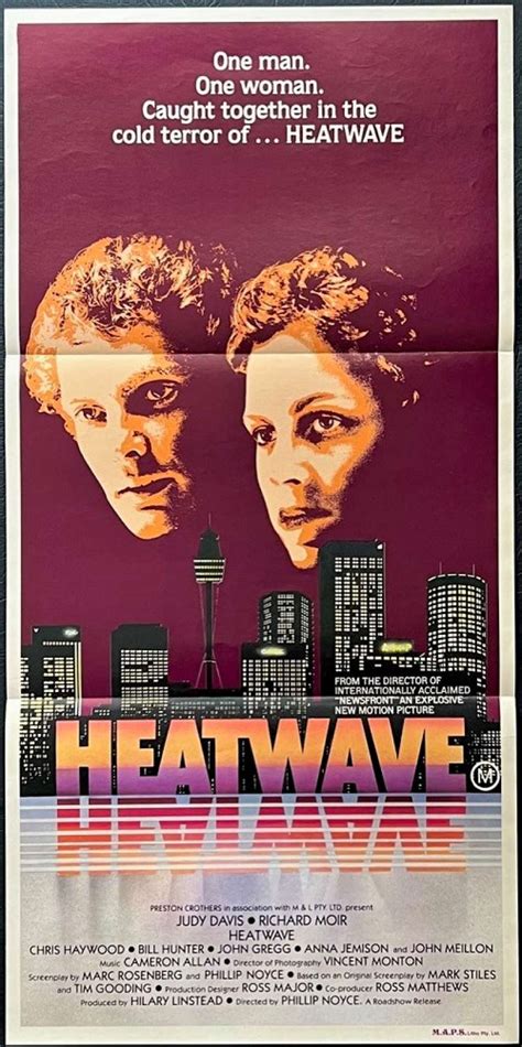All About Movies Heatwave 1982 Movie Poster Judy Davis Chris Haywood