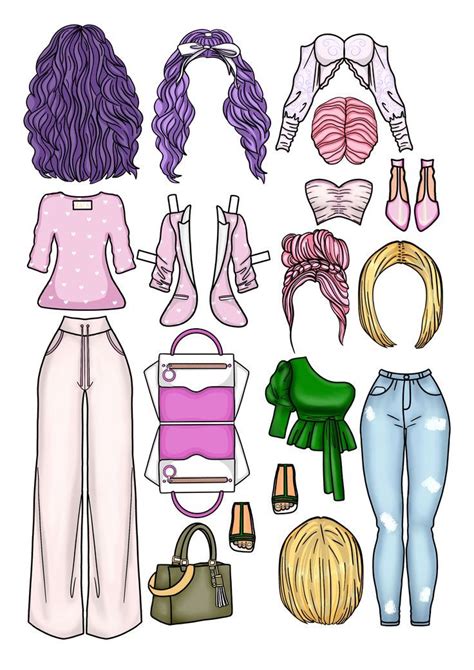 Paper Clothes For New Paper Doll In Album Paper Craft Diy Easy Artofit