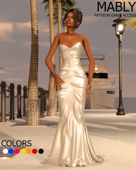 Bridal 23 Mably Store Sims 4 Dresses Sims 4 Wedding Dress Sims 4