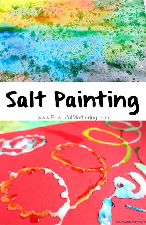 Salt Painting Fine Motor Steam Activity Salt Painting Creative