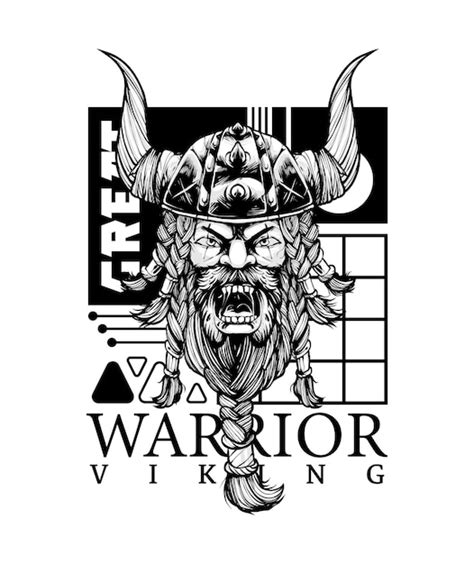Premium Vector Premium Vector Viking Warrior Illustration In A