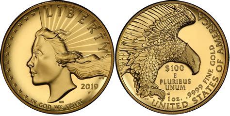 Images Of American Liberty Gold 2019 W 100 High Relief Enhanced 9999