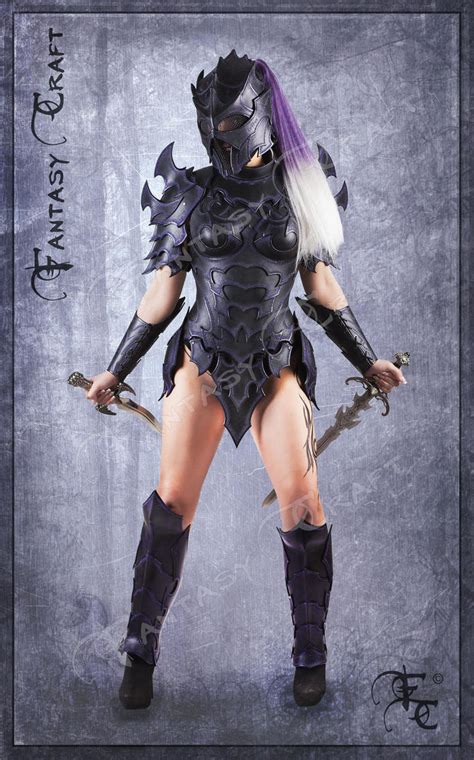 Drow Or Dark Elf Leather Corset Armour By Fantasy Craft On Deviantart
