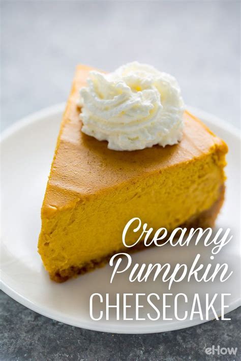 Creamy Delicious Pumpkin Cheesecake Surprisingly Easy To Diy This Treat Is Perf Pumpkin