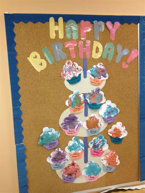 Preschool Birthday Board Class Room Pinterest Preschool Birthday