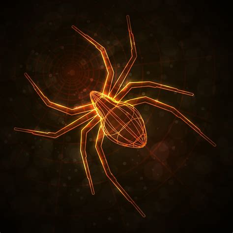 Premium Vector Abstract Spider