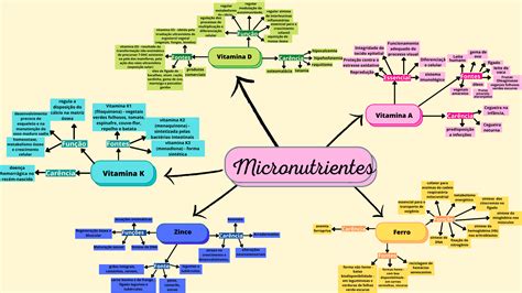Mapa Mental Micronutrientes Bioquimica Dos Alimentos Images And The