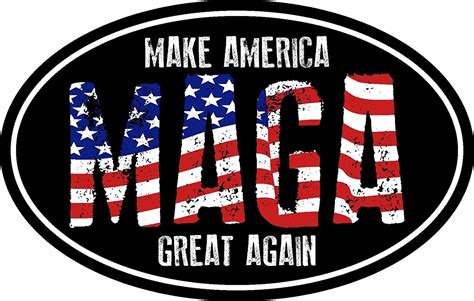 Ion Graphics Maga Make America Great Again Flag Trump Decal