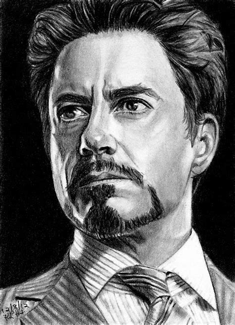 Tony Stark Sketch Card 128 On