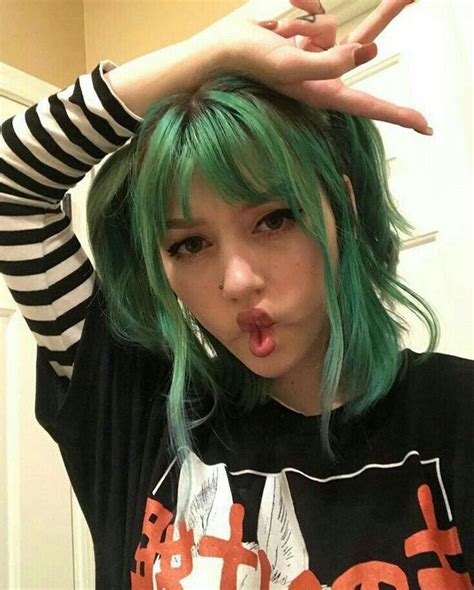 Egirl Hair Dye Bangs Color Hair Color