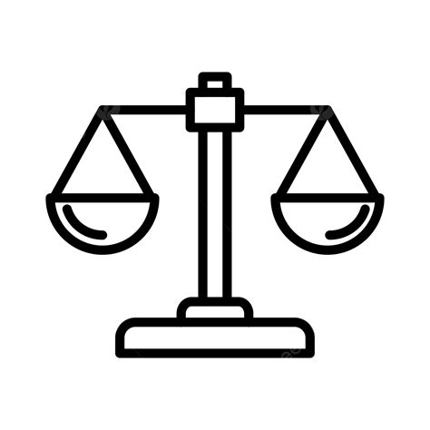 Icono Plano De Balanza Vector Png Balance Justicia Ley Png Y Vector