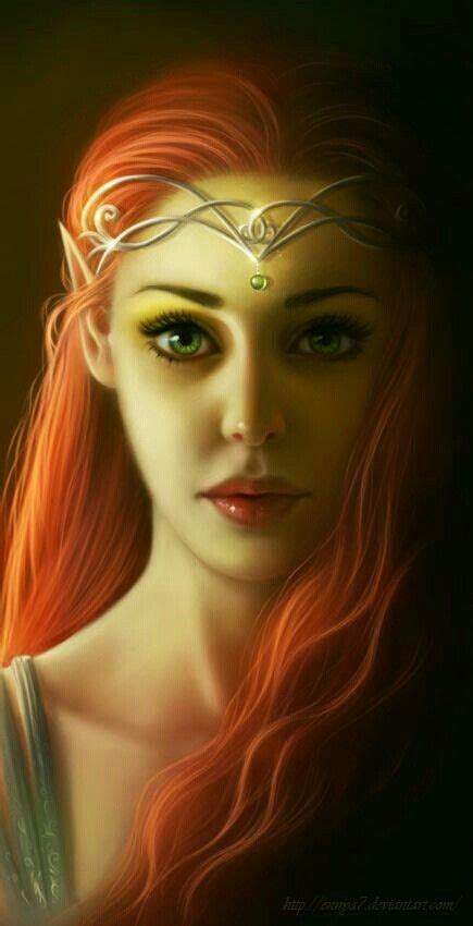 Red Head Fantasy Art Fantasy Fairy Fairy Dragon