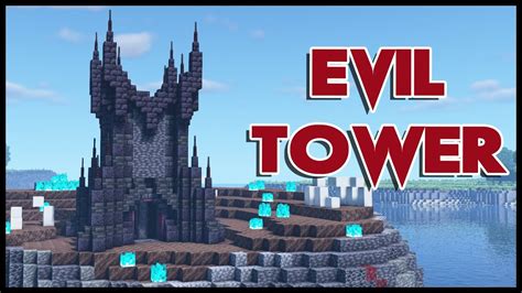 How To Build An Evil Tower In Minecraft Tutorial Youtube