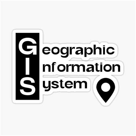 Gis Geographic Information System Sticker For Sale By Gogooshop