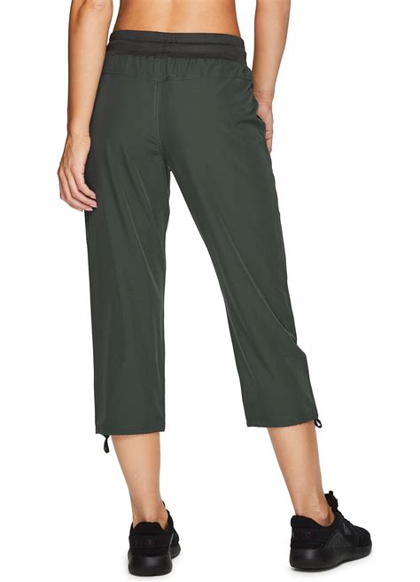 Buy Rbx Active Womens Relaxed Lightweight Woven Cargo Capri Pant