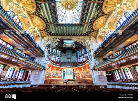 Palau De La Música Catalana Concert Hall Architect Lluís Domènech I