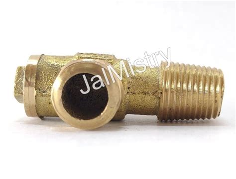 Golden Brass Ferrule Cock 15mm Light Weight For Pipe Fitting Size 15mm Bsp 12 Inch At