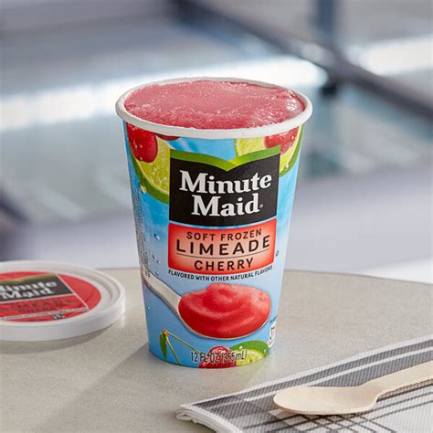 Minute Maid Soft Frozen Cherry Limeade Cup 12 Oz 12case