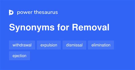 Removal synonyms - 1 351 Words and Phrases for Removal - Page 2