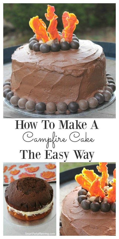 How To Make A Campfire Cake The Easy Way Cake Recipes Campfire Cake