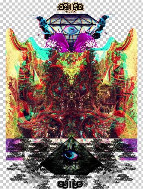 Psychedelic Samurai Graphic Design Disc Jockey Png Clipart Album