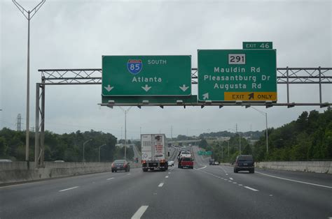 Interstate 85 South Greenville County Aaroads South Carolina