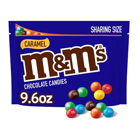 Mandms Caramel Milk Chocolate Candy Sharing Size 96 Oz Bag Pick Up