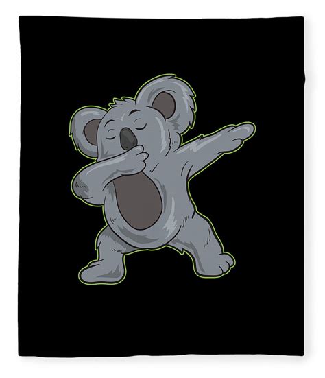 Dabbing Koala Cute Bear Animal Lover T Fleece Blanket For Sale By