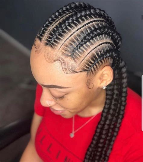 Cornrows Braids Straight Back Feed In Braids Hairstyles Braided