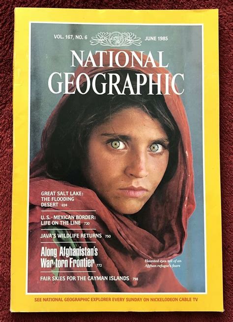 Afghan Girl With The Haunted Green Eyes National Geographic Magazine