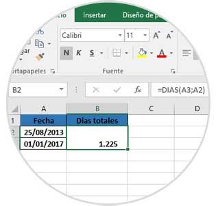 Calcular MESES entre DOS FECHAS Excel 2016 y 2019 Años y días Solvetic